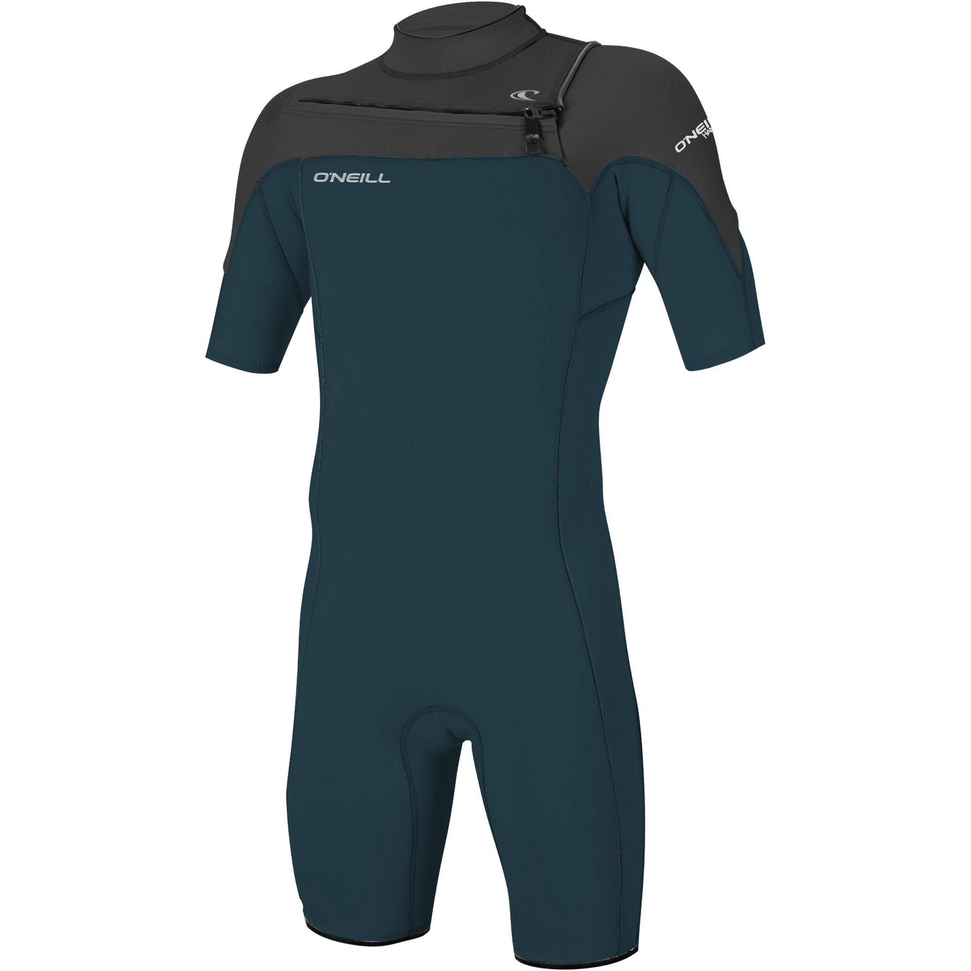 2024 O'Neill Mens Hammer 2mm Chest Zip Shorty Wetsuit 4927 Slate